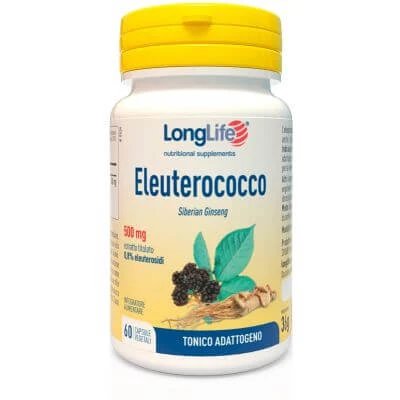 Longlife eleutherococcus 0,8% 60 capsule 500mg