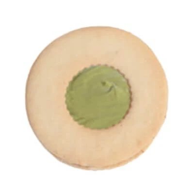 Biscuiți din pâine scurtă Ox-eye cu cremă de fistic 120 g