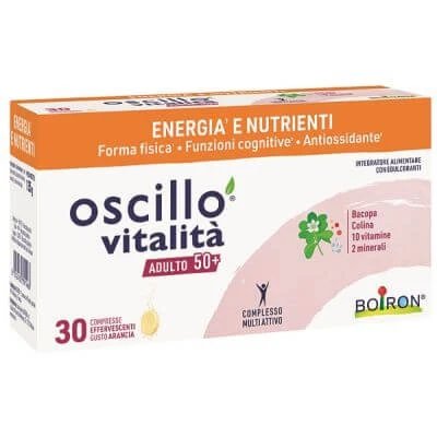 Oscillo vitality 50+ 30 comprimate efervescente
