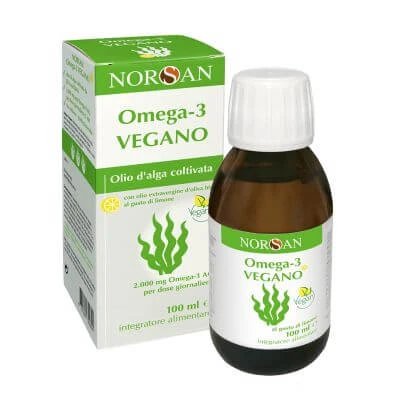 Norsan omega 3 vegan 100 ml cu aromă de lămâie