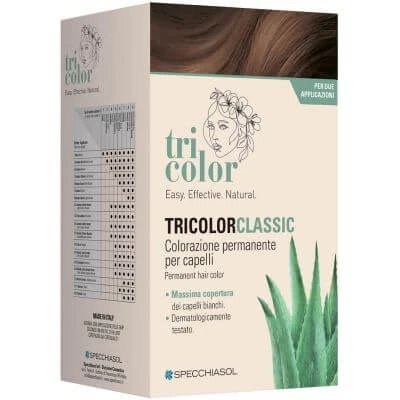 Tricolor clasic 7.3 scorțișoară 2 tuburi de 50 ml + 2 agitatoare de 50 ml + 4 pliculețe de 8 ml