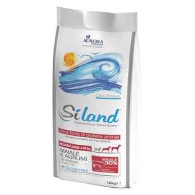 Siland adult mediu/gran porc/larder 12 kg