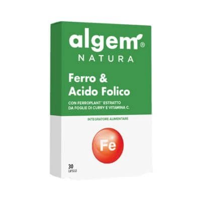Fier și acid folic 30 capsule