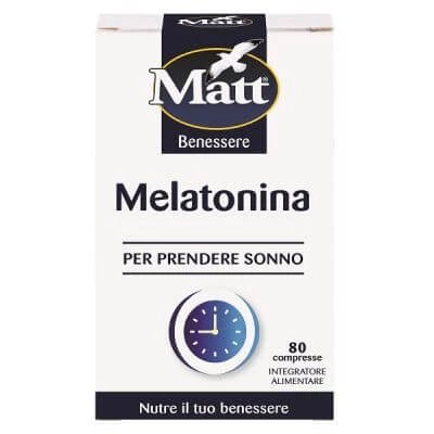 Matt wellness melatonină 80 comprimate