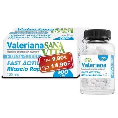 Sanavita valeriană 100 comprimate