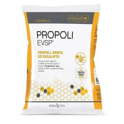 Propolis evsp bomboane cu propolis mentă eucalipt 65 g