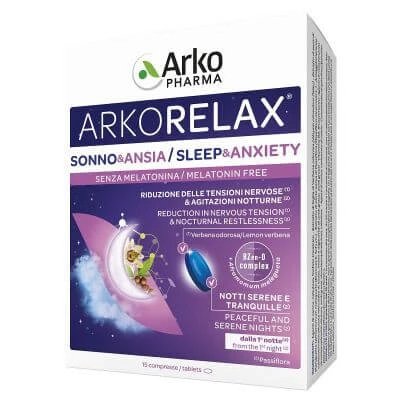 Arkorelax somn & anxietate 15 comprimate