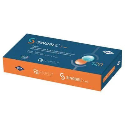 Seringă intraarticulară sinogel 2,4% + 1,6% 3 ml 1 fs + ac calibru 21