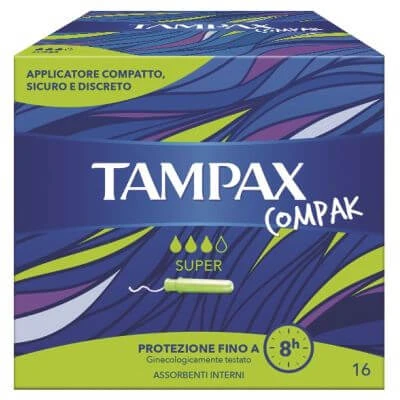 Tampax compak super 16 bucăți