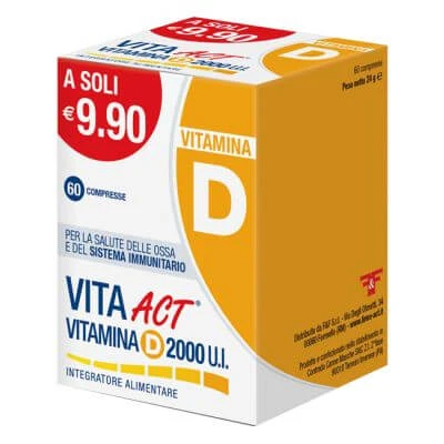 Vita act vitamina d 2000ui 60 comprimate