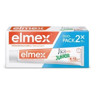 Elmex junior pastă de dinți 75 ml duopack