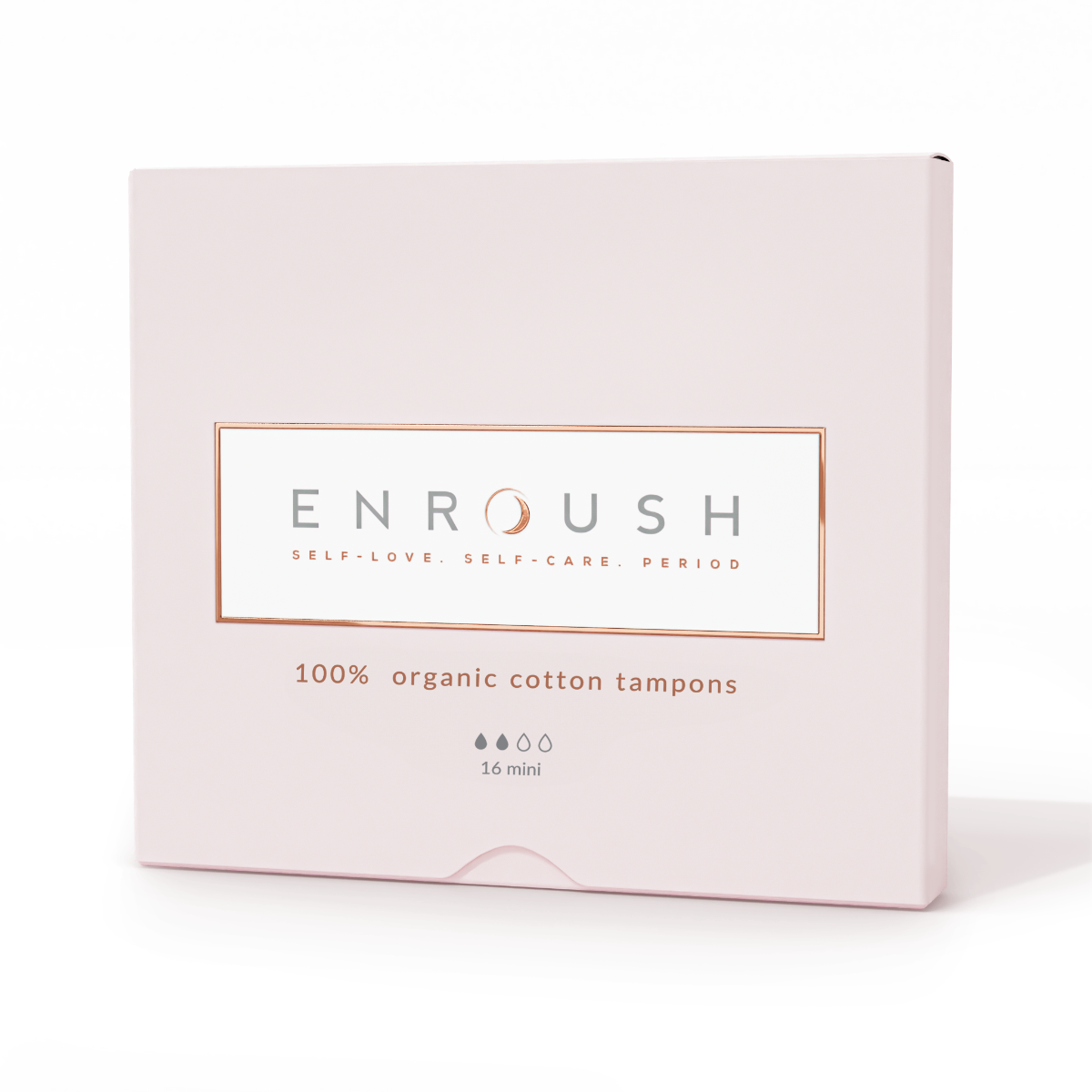 Tampoane 100% organice Mini, 16 bucati, Enroush