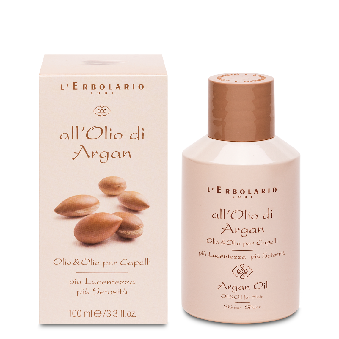 L'Erbolario Ulei pentru par cu extract de argan, 100ml
