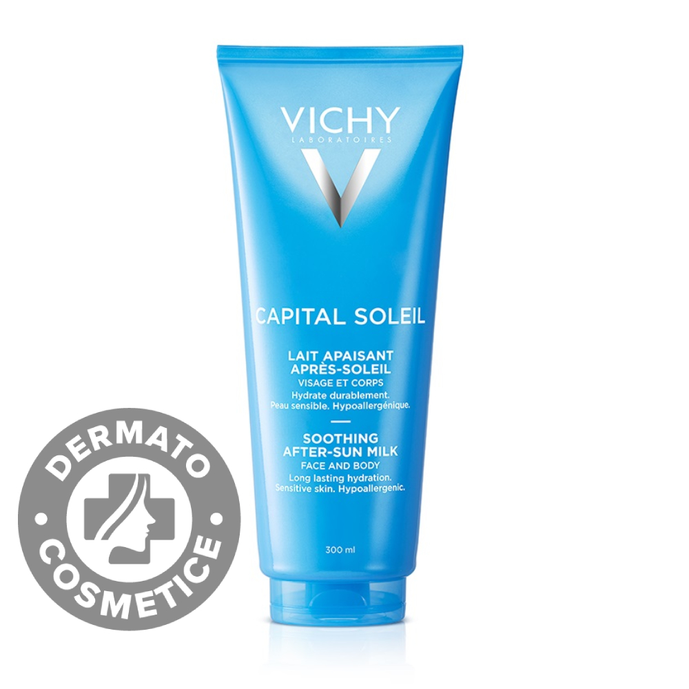 Lapte-gel hidratant dupa plaja Capital Soleil, 300ml, Vichy