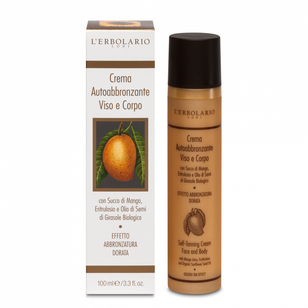 L'Erbolario Crema autobronzanta cu mango, 100ml