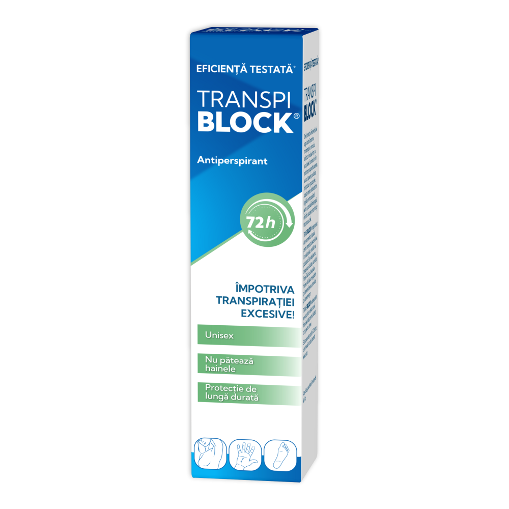 Deodorant spray, 150ml, Transpiblock