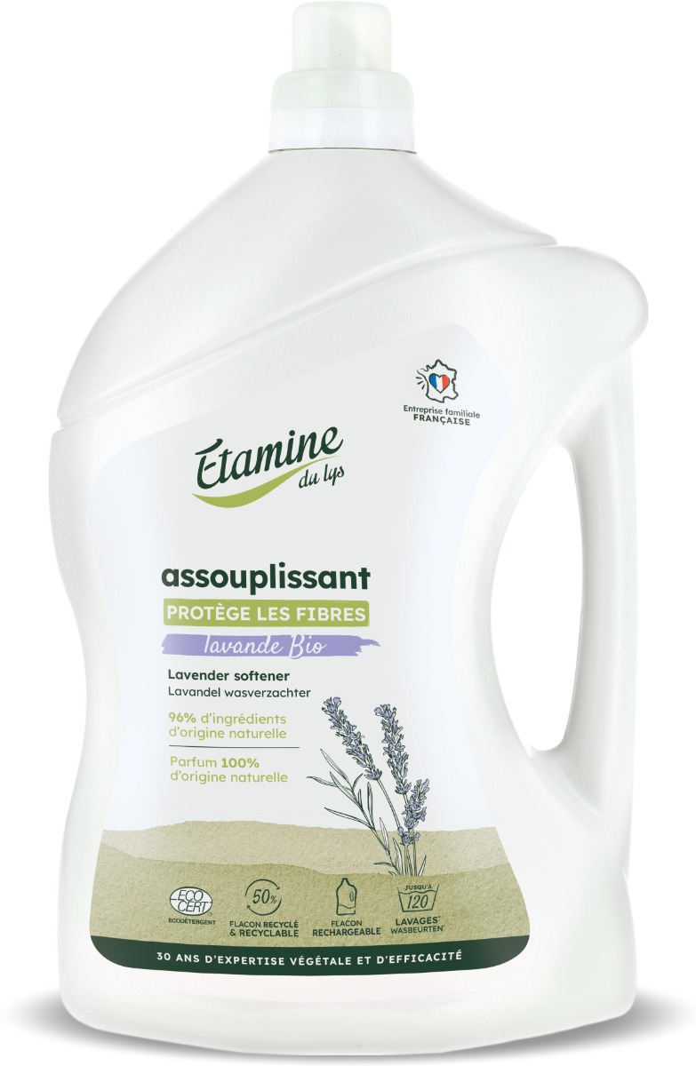 Balsam bio pentru rufe cu parfum de lavanda, 3000ml, Etamine