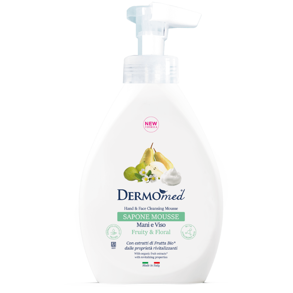 Sapun spuma pentru maini si fata Fructat si Floral, 500ml, Dermomed