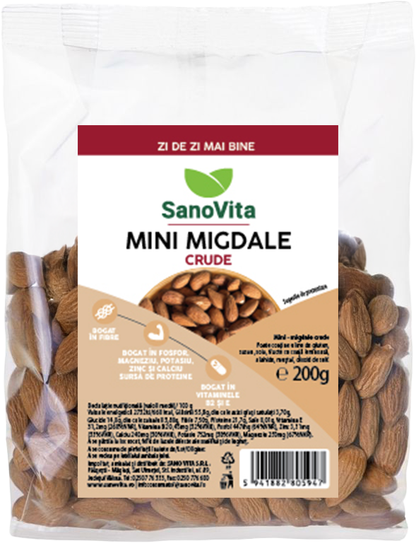 Mini migdale, 200g, SanoVita