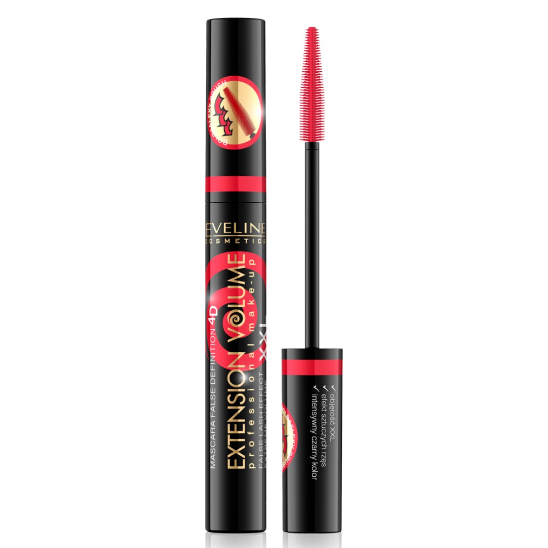 Mascara Extension Volume False Lash Effect, 10ml, Eveline Cosmetics