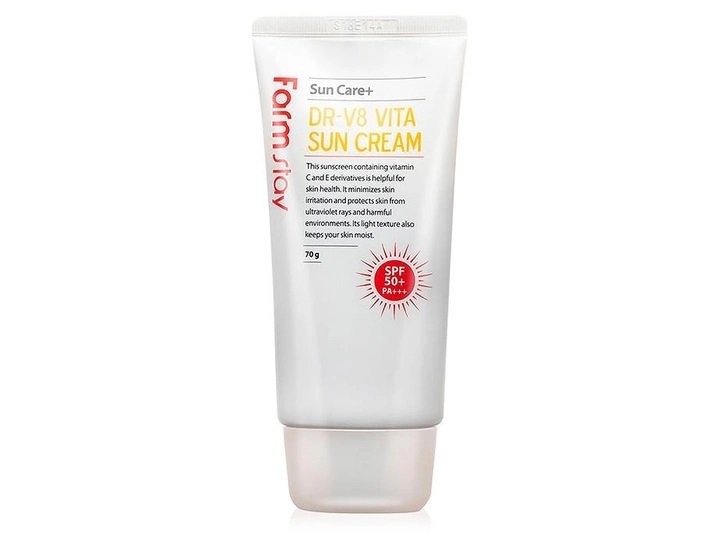Crema de protectie solara SPF50+ DR.V8, 70ml, Farmstay