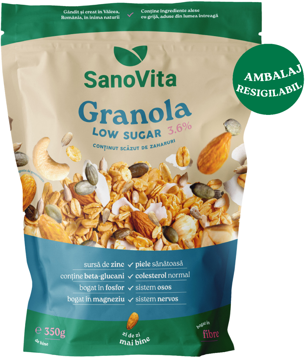 Granola Low Sugar, 350g, SanoVita