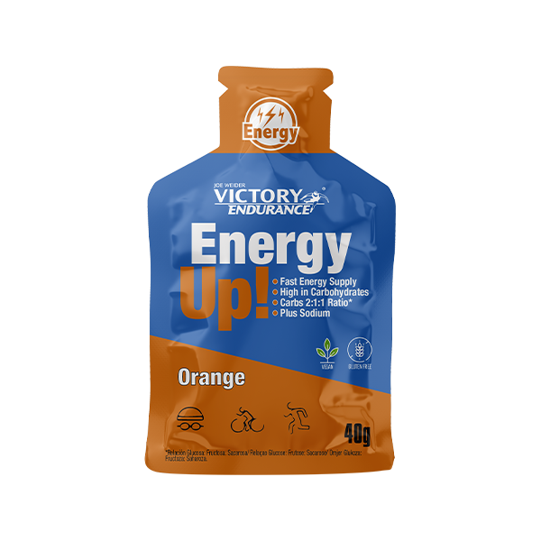 Gel energizant cu aroma de portocale Energy UP Gel, 40g, Weider