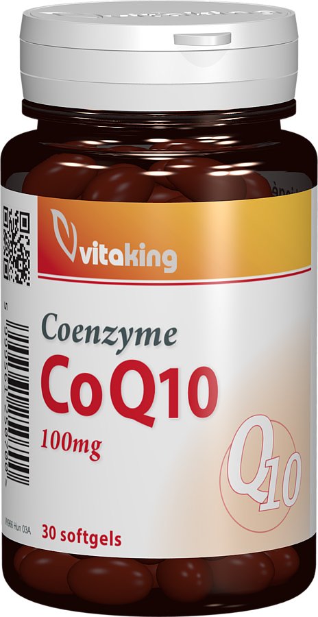 Coenzima Q10 naturala 100mg, 30 capsule gelatinoase, Vitaking