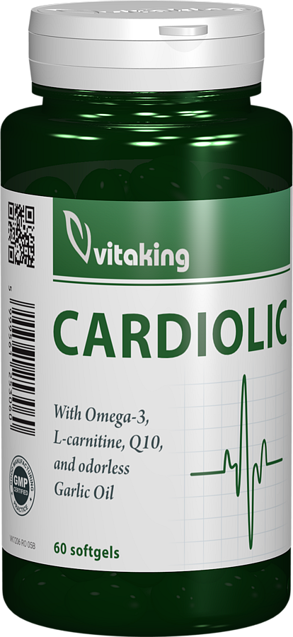 Complex Cardiolic pentru inima, 60 capsule moi, Vitaking