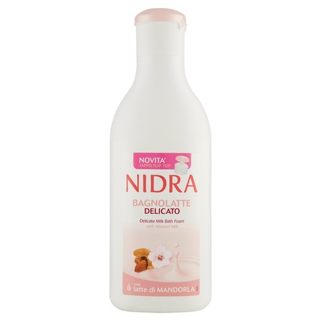 Gel de dus si spuma de baie cu lapte de migdale delicat, 750ml, Nidra