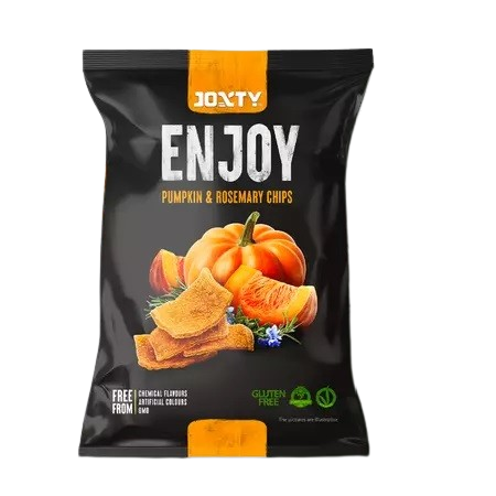 Chipsuri cu dovleac si rozamrin, 40g, Enjoy
