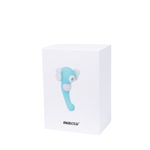 Vibrator clitoridian cu 9 niveluri de aspiratie si 10 tipuri de vibratie Seahorse, 1 bucata, Ammicco