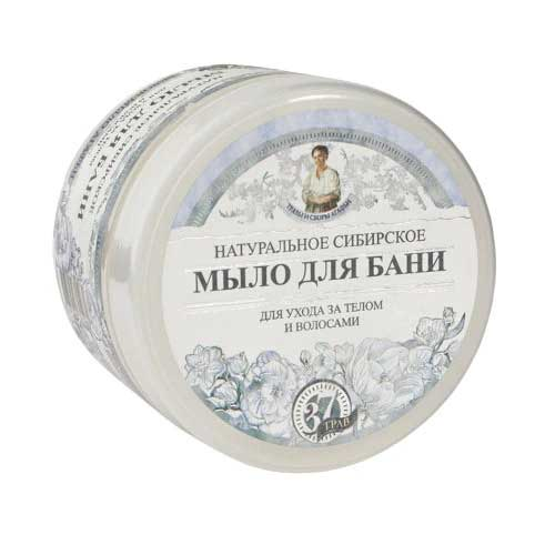 Sapun natural alb pentru corp si par, 500ml, Bunica Agafia