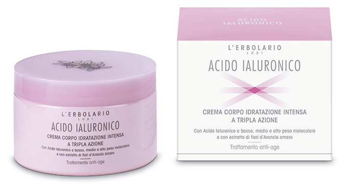 L'Erbolario Crema de corp cu acid hialuronic, 200ml