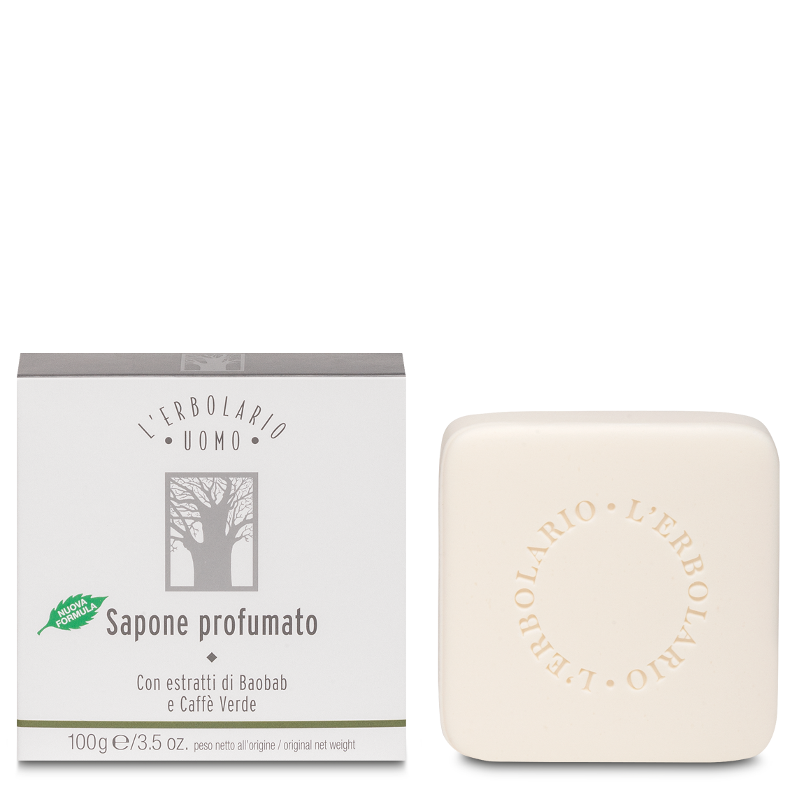 L'Erbolario Uomo Sapun cu extract de baobab, 100g
