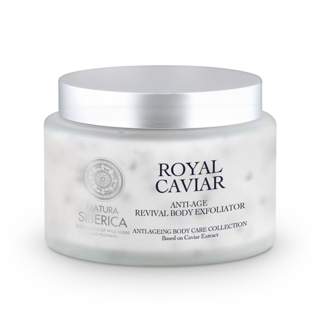 Exfoliant de corp revitalizant anti-age Royal Caviar, 300ml, Natura Siberica
