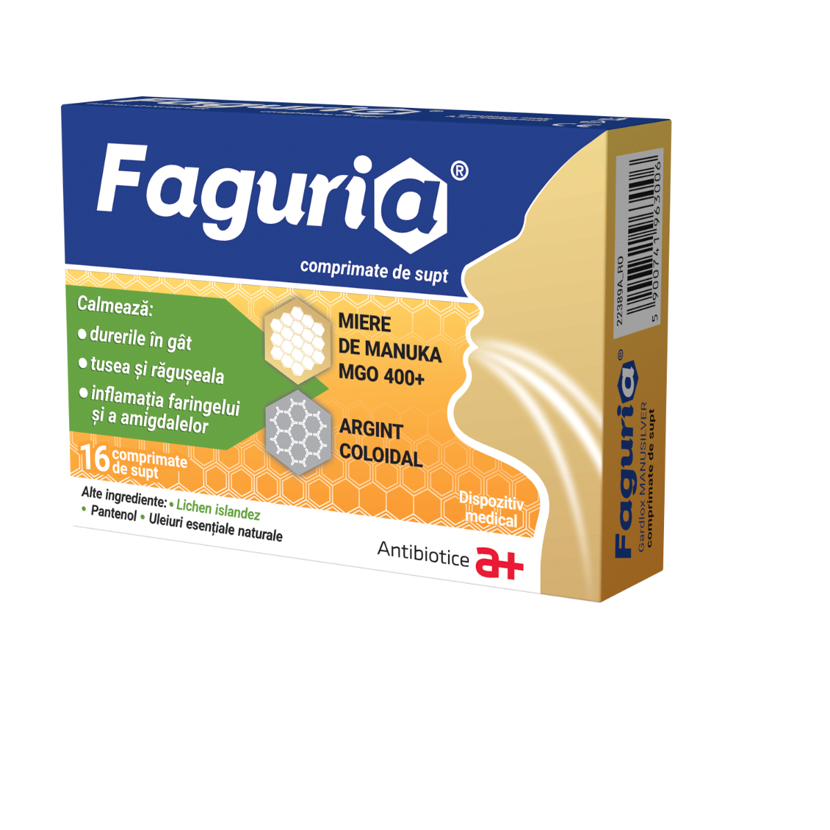 Faguria, 16 comprimate de supt, Antibiotice