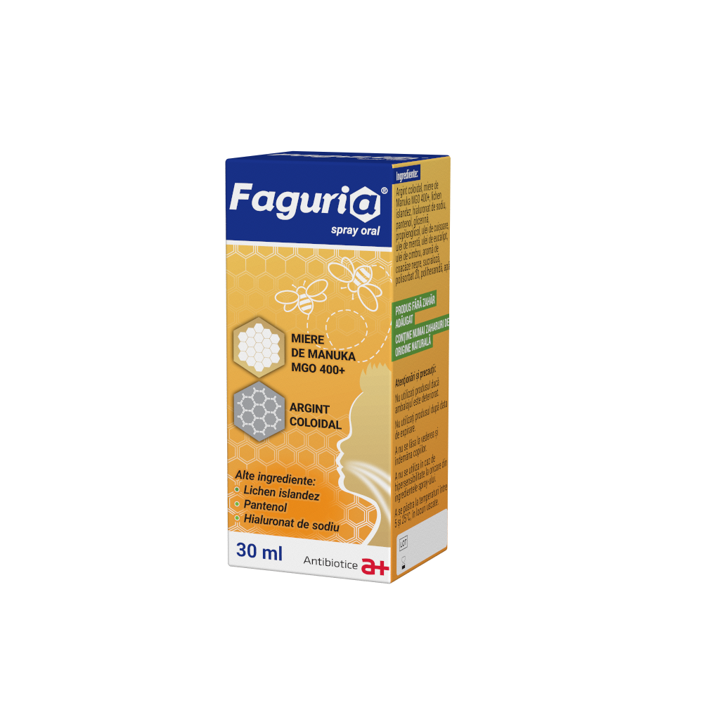 Faguria spray oral, 30ml, Antibiotice
