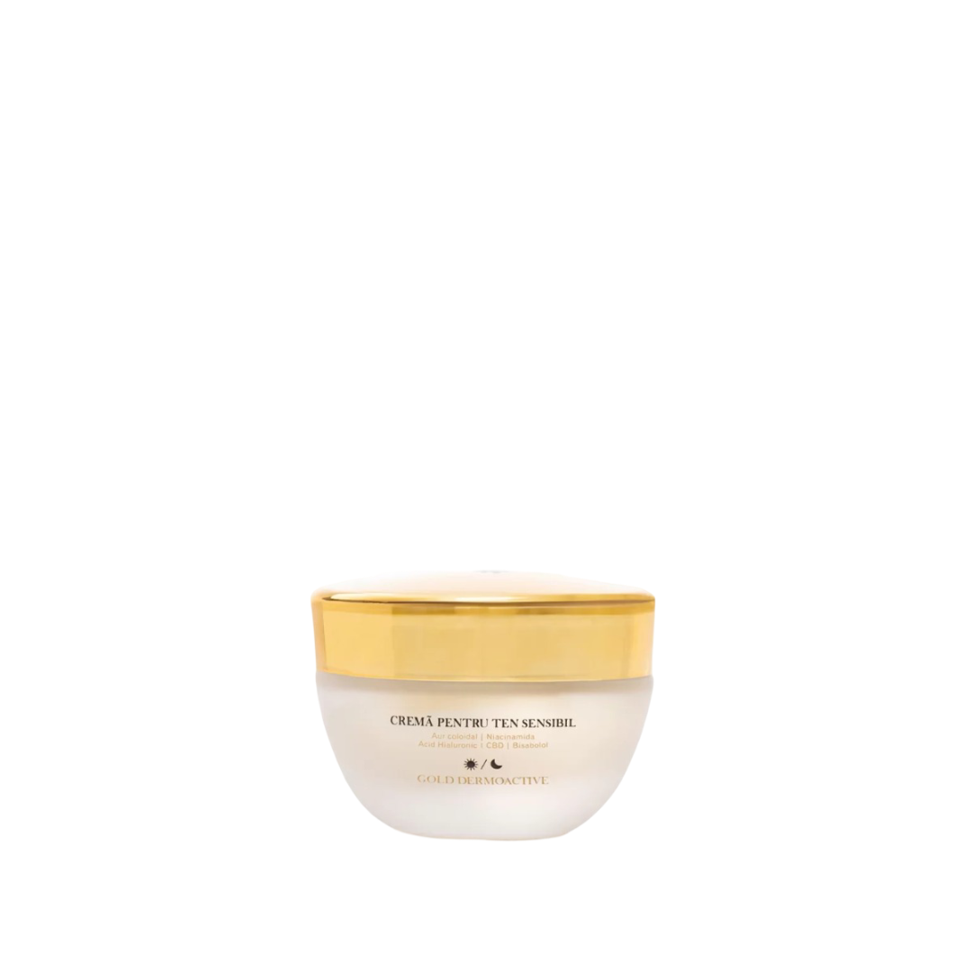 Crema pentru ten sensibil Gold Dermoactive, 50ml, Lotus Cosmetics