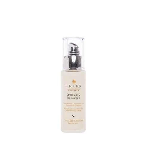 Ser de noapte pentru fata Gold Dermoactive, 50ml, Lotus Cosmetics