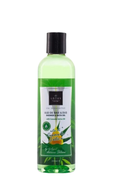 Ulei de dus cu extract de ulei de cannabis SPA Dermoactive, 250ml, Lotus Cosmetics