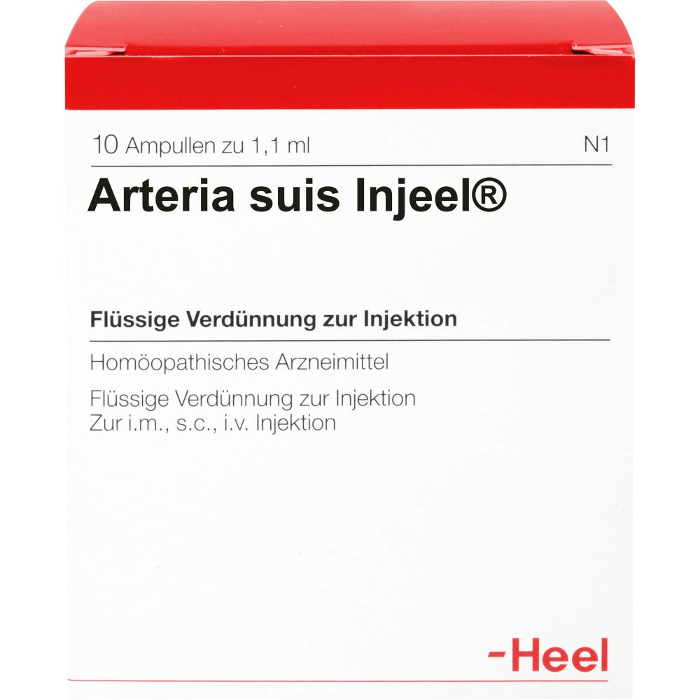 Arteria Suis Injeel Ampullen 10 St