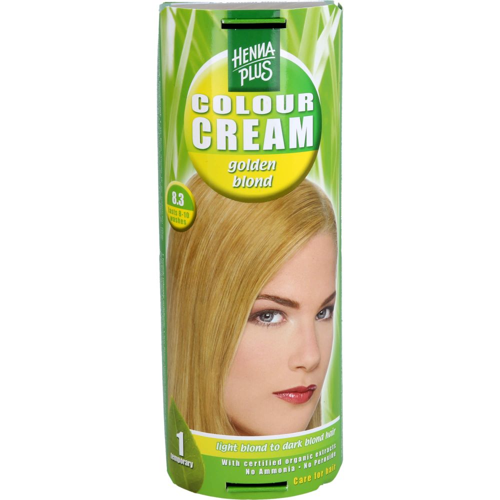 Hennaplus Colour Cream goldblond 8,3 60 ml