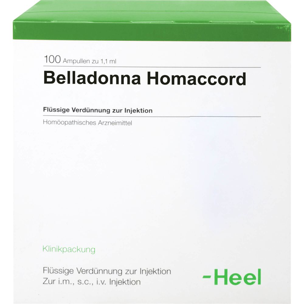 Belladonna Homaccord Ampullen 100 St