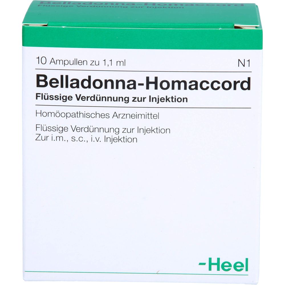 Belladonna Homaccord Ampullen 10 St