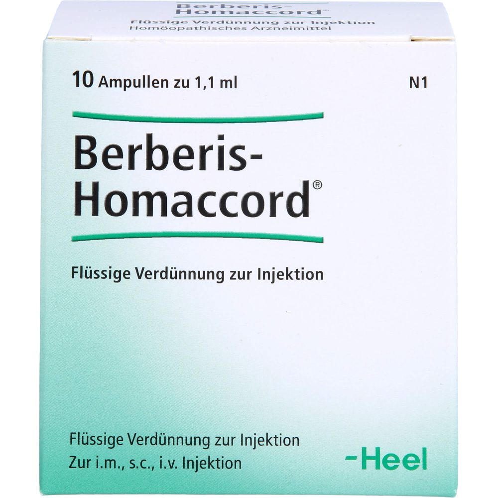 Berberis Homaccord Ampullen 10 St