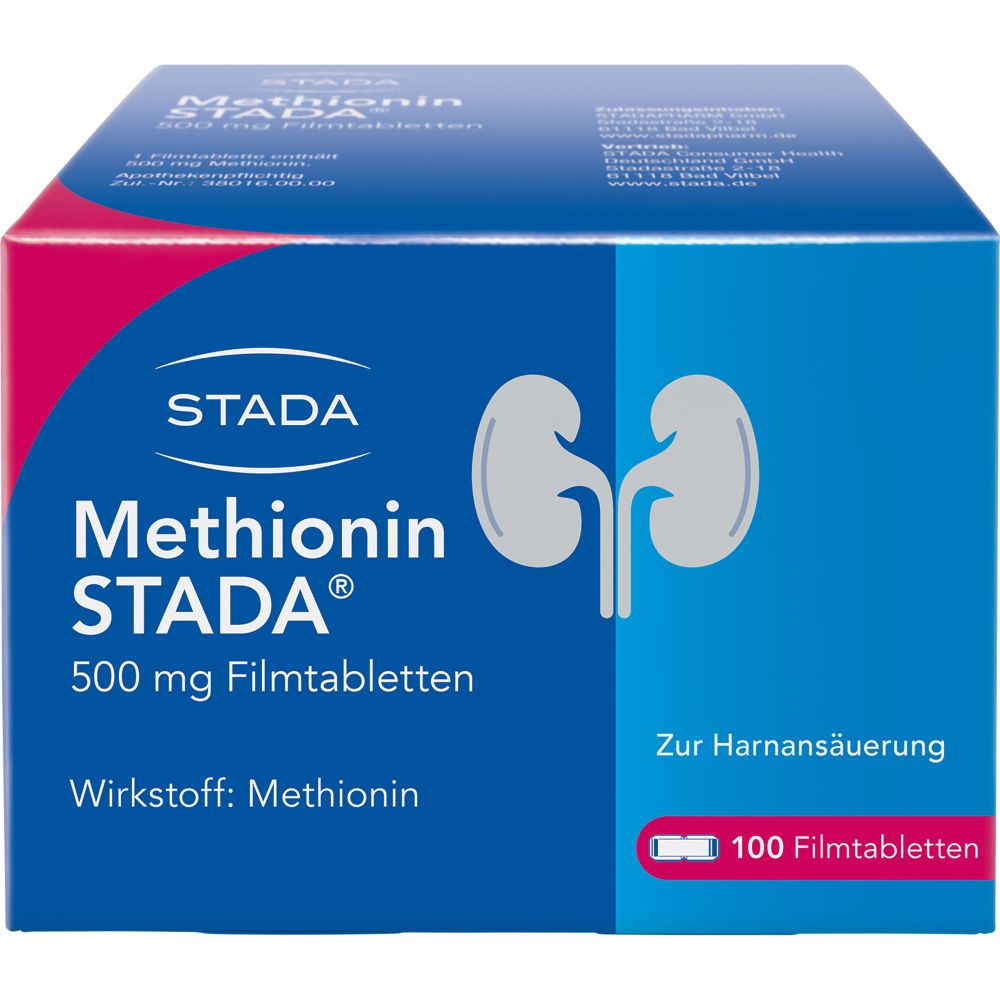 Methionin Stada 500 mg Filmtabletten 100 St