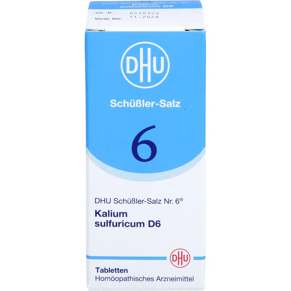 Biochemie Dhu 6 Kalium sulfuricum D 6 Tabletten 80 St