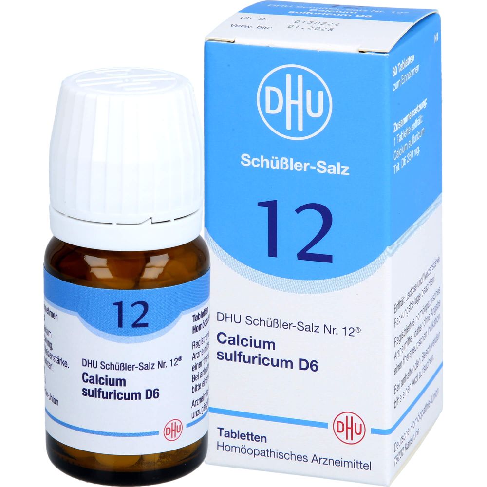 Biochemie Dhu 12 Calcium sulfuricum D 6 Tabletten 80 St