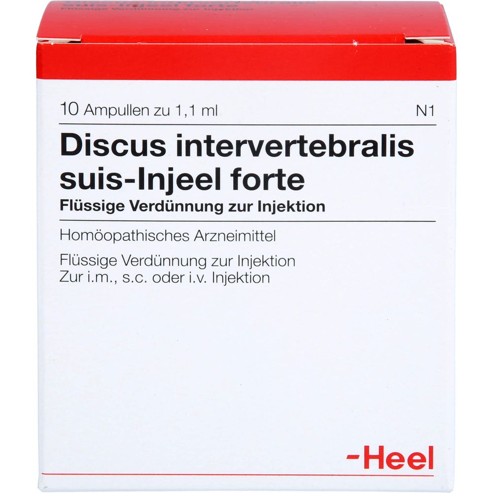 Discus Intervertebralis suis Injeel forte Ampullen 10 St